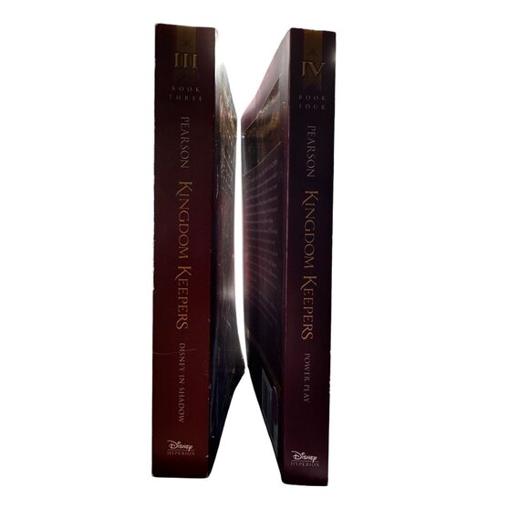 Hyperion Kingdom Keepers Ridley Pearson Books 3-4 Disney in Shadow Power Play - Picture 2 of 10